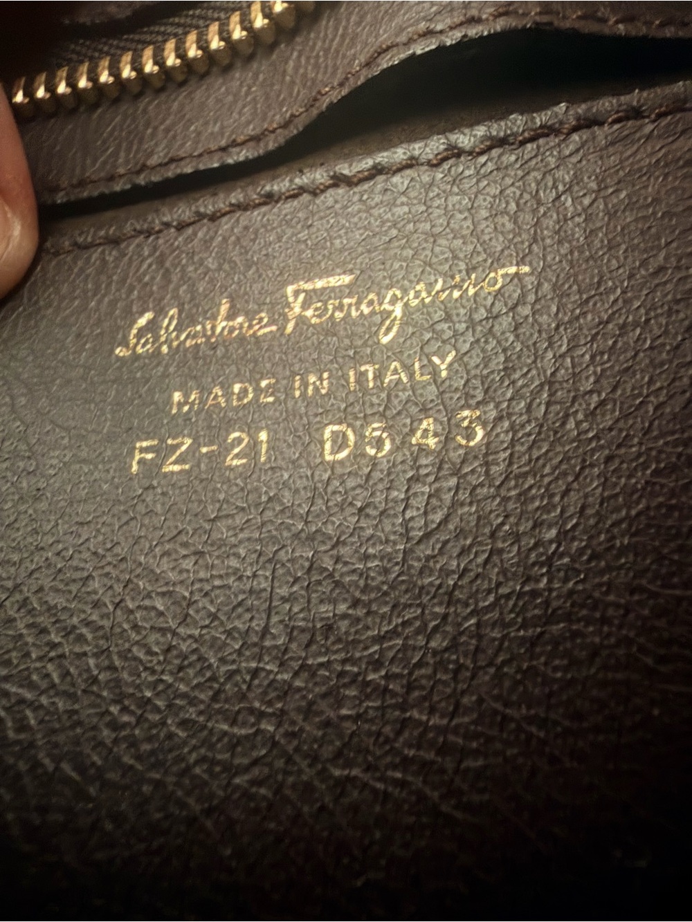 Salvatore Ferragamo Tricolor Blue Brown Leather Sofia Satchel and Shoulder Bag - Picture 12 of 16